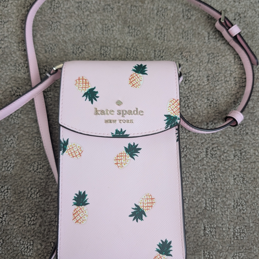 Kate Spade Pink Pineapple Crossbody Bag